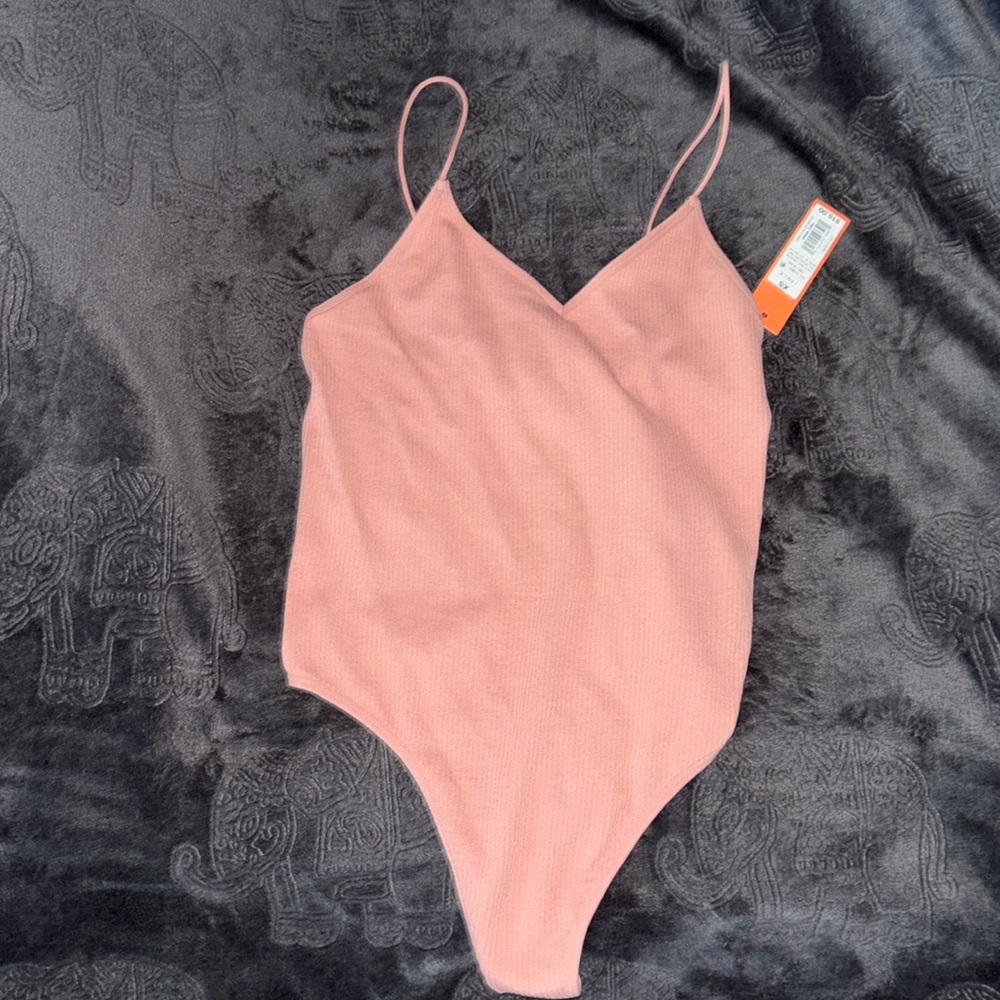 Pink colsie bodysuit
